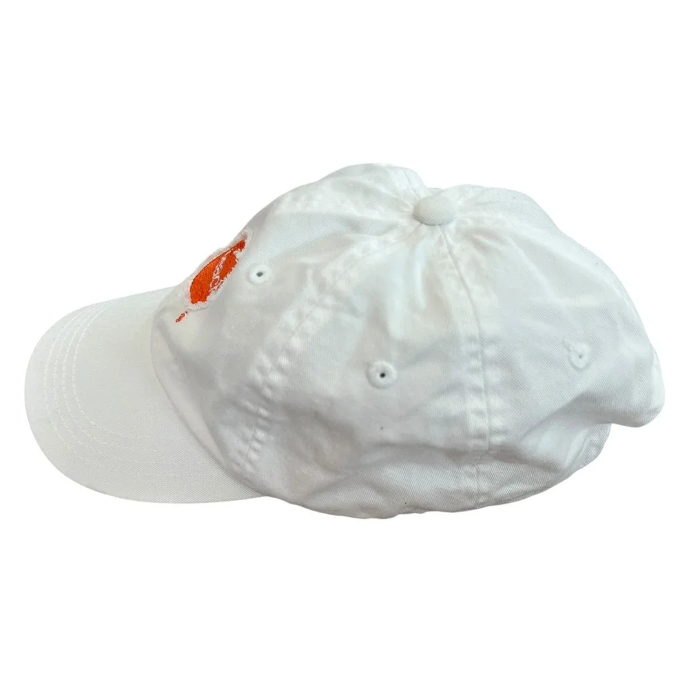 The Beach Store - Orange Beach Youth Cap White‎ Embroidered Hat Ages 5–12